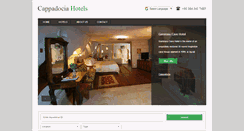 Desktop Screenshot of cappadociahotels.com